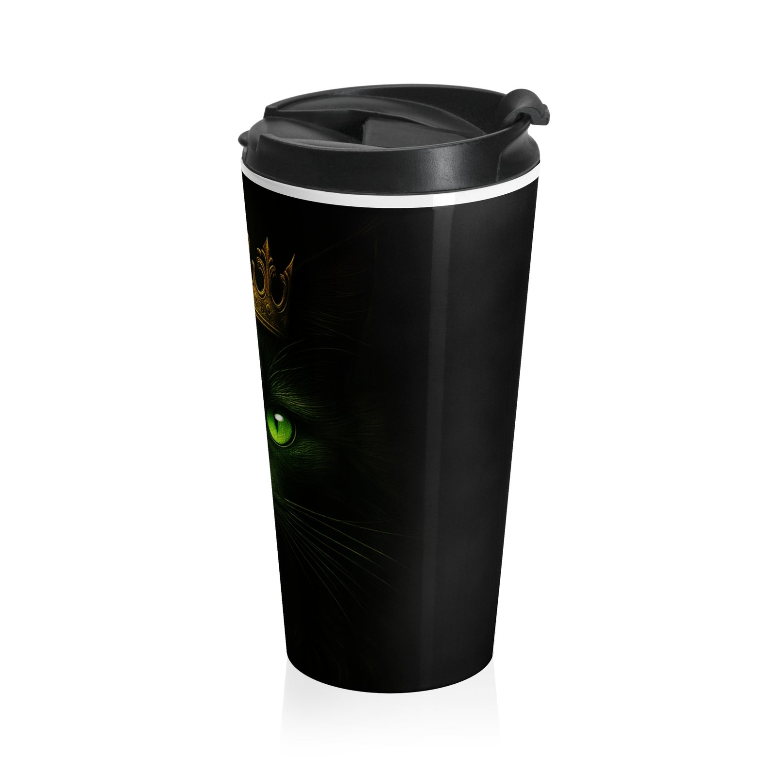 King Cat Stainless Steel Travel Mug , Insulated Coffee Tumbler - Image 4