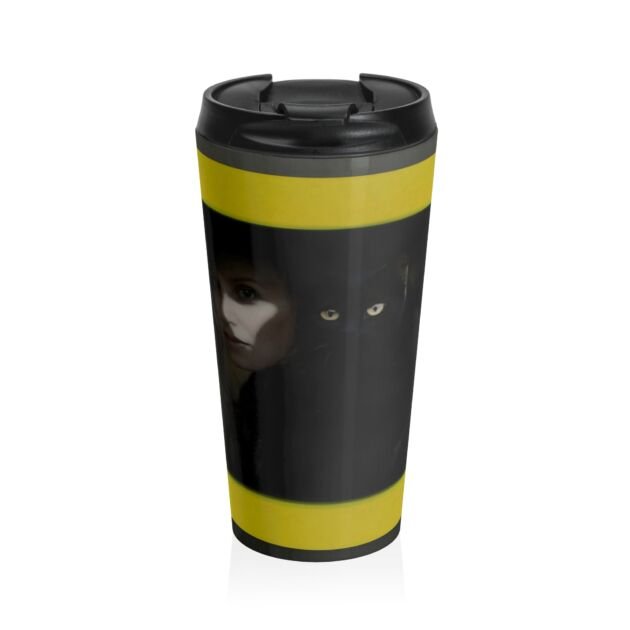 King Cat Stainless Steel Travel Mug , Insulated Coffee Tumbler