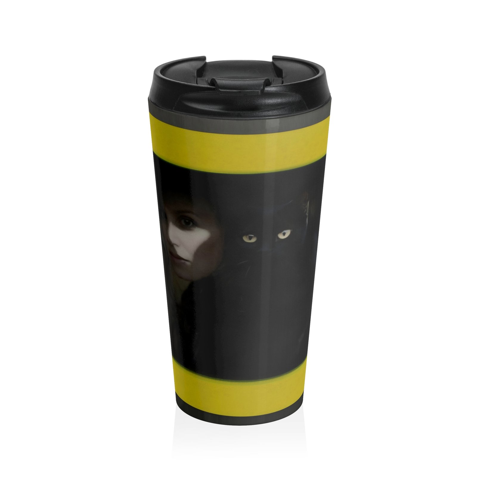 King Cat Stainless Steel Travel Mug , Insulated Coffee Tumbler